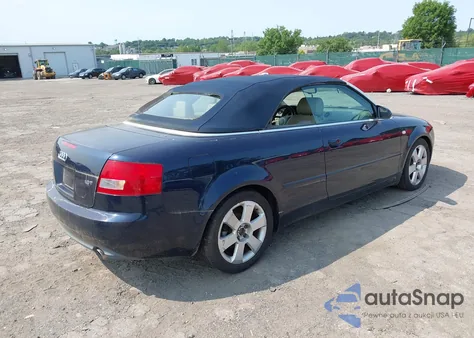 2006 Audi A4 1.8T from USA, damaged, VIN WAUAC48H76K007888